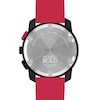 Thumbnail Image 3 of Men’s Movado Bold® TR90 Black and Red IP Chronograph Silicone Strap Watch with Red Dial (Model: 3601215)