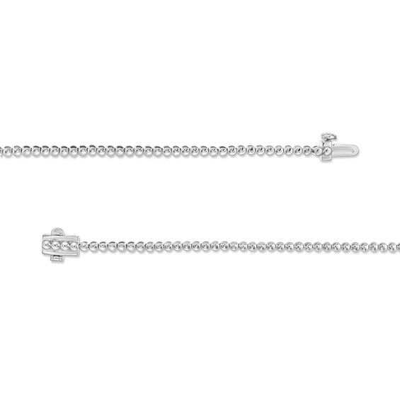 4 CT. T.w. Certified Lab-Grown Diamond Tennis-Style Necklace in 10K White Gold (I/Si2)
