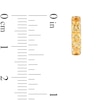 Thumbnail Image 3 of Citrine Five Stone Huggie Hoop Earrings in Sterling Silver with 14K Gold Plate