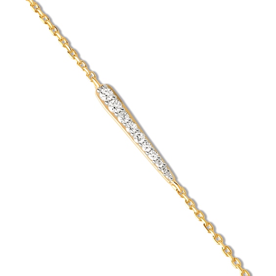 PDPAOLAâ¢ at Zales Cubic Zirconia Graduated Bracelet in Sterling Silver with 18K Gold Plate