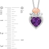 Thumbnail Image 3 of Collector’s Edition Enchanted Disney The Little Mermaid 35th Anniversary Shell Crown Pendant in Sterling Silver - 19”