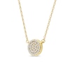 Thumbnail Image 2 of 1/8 CT. T.W. Multi-Diamond Necklace in 10K Gold