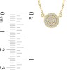 Thumbnail Image 4 of 1/8 CT. T.W. Multi-Diamond Necklace in 10K Gold