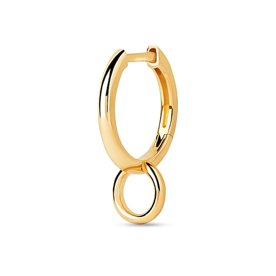 PDPAOLAâ¢ at Zales Circle Single Hoop Earring in 18K Gold