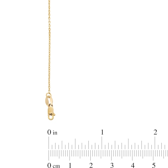 Certified Ruby Bezel-Set Solitaire Bracelet in 10K Gold - 7.5"