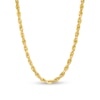 Thumbnail Image 1 of 4.4mm Round Rope Chain Necklace in Solid 14K Gold - 26"