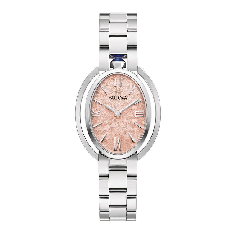 Main Image 1 of Ladies' Bulova Rubaiyat Watch with Oval Pink Dial (Model: 96L331)