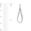 Thumbnail Image 2 of Twist Hoop Earrings in Hollow 10K White Gold
