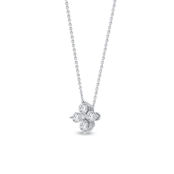 1/2 CT. T.w. Certified Lab-Grown Diamond Clover Pendant in Sterling Silver (F/Si2)