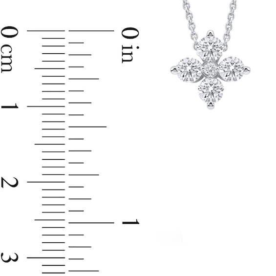 1/2 CT. T.w. Certified Lab-Grown Diamond Clover Pendant in Sterling Silver (F/Si2)