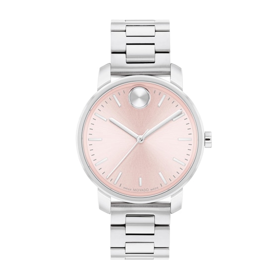 Ladiesâ Movado Bold® Access Watch with Blush Dial (Model: 3601168)
