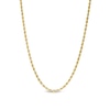 Thumbnail Image 1 of 2.65mm Glitter Rope Chain Necklace in Hollow 10K Gold - 18"
