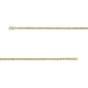 Thumbnail Image 3 of 2.65mm Glitter Rope Chain Necklace in Hollow 10K Gold - 18"