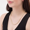 Thumbnail Image 2 of 5.3mm Glitter Rope Chain Necklace in Hollow 10K Gold - 20"