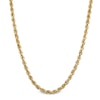 Thumbnail Image 1 of 5.3mm Glitter Rope Chain Necklace in Hollow 10K Gold - 22"