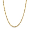 Thumbnail Image 1 of 5.3mm Glitter Rope Chain Necklace in Hollow 10K Gold - 24"