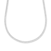 Thumbnail Image 1 of 2-1/2 CT. T.W. Diamond Miracle Tennis Necklace in Sterling Silver - 17"