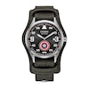 Thumbnail Image 1 of Men's Citizen Eco-Drive® ©MARVEL Captain America Forever Grey Nylon Cuff Band Watch with Black Dial (Model: BV1140-00W)