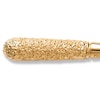 Thumbnail Image 3 of PDPAOLA™ at Zales ICONS Textured Medium Teardrop Dangle Single Hoop Earring in Sterling Silver with 18K Gold Plate