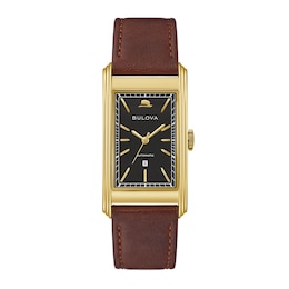 Men's Limited Edition Bulova Frank Sinatra “Chairman of the Board” Automatic Watch with a Black Dial (Model: 97B224)
