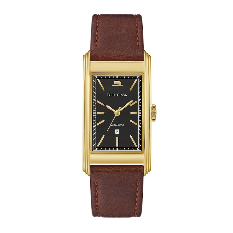 Main Image 1 of Men's Limited Edition Bulova Frank Sinatra “Chairman of the Board” Automatic Watch with a Black Dial (Model: 97B224)