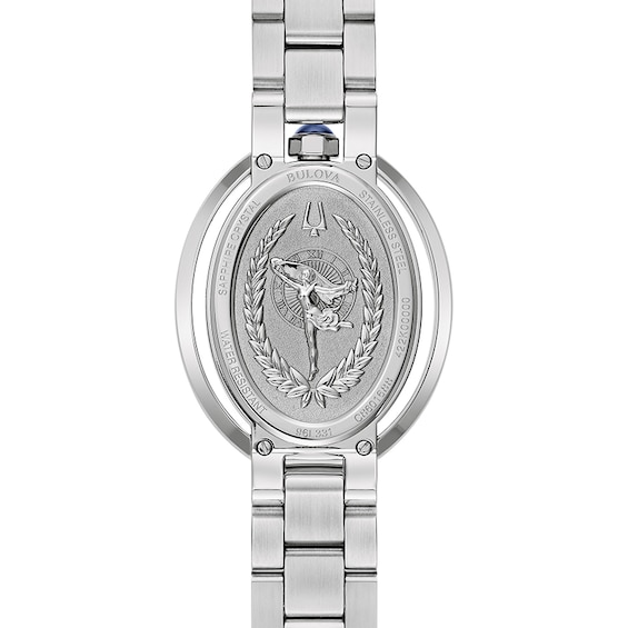 Ladies' Bulova Rubaiyat Watch with Oval Pink Dial (Model: 96L331)