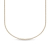 Thumbnail Image 2 of 5 CT. T.W. Certified Lab-Grown Diamond Tennis Necklace in 10K Gold (I/SI2) - 17"