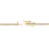 Thumbnail Image 3 of 5 CT. T.W. Certified Lab-Grown Diamond Tennis Necklace in 10K Gold (I/SI2) - 17"