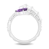 Thumbnail Image 3 of Collector’s Edition Enchanted Disney The Little Mermaid 35th Anniversary Seahorse Bypass Ring in Sterling Silver