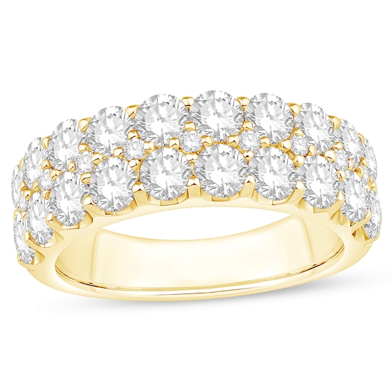 2-1/2 CT. T.w. Certified Lab-Grown Diamond Double Row Anniversary Band in 14K Gold (F/Si2)