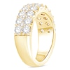 Thumbnail Image 2 of 2-1/2 CT. T.W. Certified Lab-Grown Diamond Double Row Anniversary Band in 14K Gold (F/SI2)