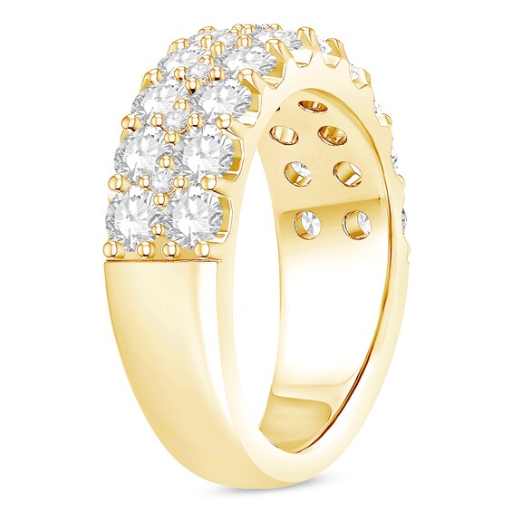 2-1/2 CT. T.w. Certified Lab-Grown Diamond Double Row Anniversary Band in 14K Gold (F/Si2)