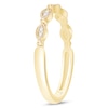 Thumbnail Image 2 of 1/20 CT. T.W. Diamond Marquise Frame Vintage-Style Stackable Anniversary Band in 10K Gold