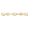 Thumbnail Image 3 of 1/20 CT. T.W. Diamond Marquise Frame Vintage-Style Stackable Anniversary Band in 10K Gold