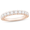 Thumbnail Image 1 of 7/8 CT. T.W. Diamond Ten Stone Anniversary Band in 10K Rose Gold