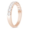 Thumbnail Image 2 of 7/8 CT. T.W. Diamond Ten Stone Anniversary Band in 10K Rose Gold