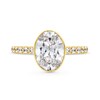 Thumbnail Image 4 of 3-1/3 CT. T.W. Oval Certified Lab-Grown Diamond Polished Frame Engagement Ring in 14K Gold (F/VS2)