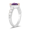 Thumbnail Image 2 of Collector’s Edition Enchanted Disney The Little Mermaid 35th Anniversary Heart Ring in Sterling Silver and 10K Rose Gold
