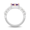 Thumbnail Image 3 of Collector’s Edition Enchanted Disney The Little Mermaid 35th Anniversary Heart Ring in Sterling Silver and 10K Rose Gold