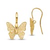 Thumbnail Image 1 of Ornate Butterfly Drop Earrings in Solid 14K Gold