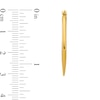 Thumbnail Image 2 of 30.6mm Abstract Oval Hoop Earrings in Hollow 14K Gold
