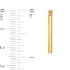 Thumbnail Image 2 of 20.0mm Rectangle Hoop Earrings in Hollow 14K Gold