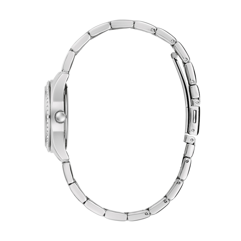 Main Image 2 of Ladies’ Caravelle by Bulova Crystal Accent Dress Sport Watch with Pink Dial (Model: 43M123)