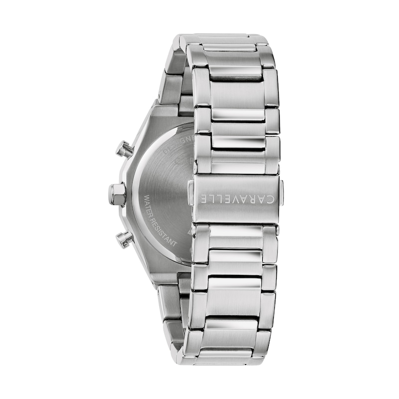 Main Image 3 of Men’s Caravelle by Bulova Chronograph Dress Watch with Grey Dial (Model: 43A158)