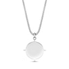 Thumbnail Image 3 of 5.0mm Black Spinel Oxidized Compass Pendant in Sterling Silver - 24"