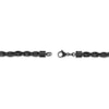 Thumbnail Image 3 of 6.0mm Rope Chain Necklace in Solid Stainless Steel with Black Ion Plate - 24”