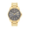 Thumbnail Image 1 of Men’s Movado Bold® Verso Gold-Tone IP Automatic Watch with Textured Grey Dial (Model: 3601250)