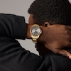Thumbnail Image 6 of Men’s Movado Bold® Verso Gold-Tone IP Automatic Watch with Textured Grey Dial (Model: 3601250)