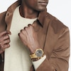 Thumbnail Image 7 of Men’s Movado Bold® Verso Gold-Tone IP Automatic Watch with Textured Grey Dial (Model: 3601250)