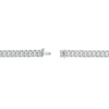 Thumbnail Image 3 of 1 CT. T.W. Certified Lab-Grown Diamond Cuban Curb Chain Bracelet in Sterling Silver (I/SI2) - 7.25"